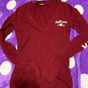4/$20 hollister  size medium long sleeve shirt